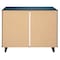 Manhattan Comfort Granville 38.18 Standard Dresser in Midnight Blue DR-5014 - alternate 2